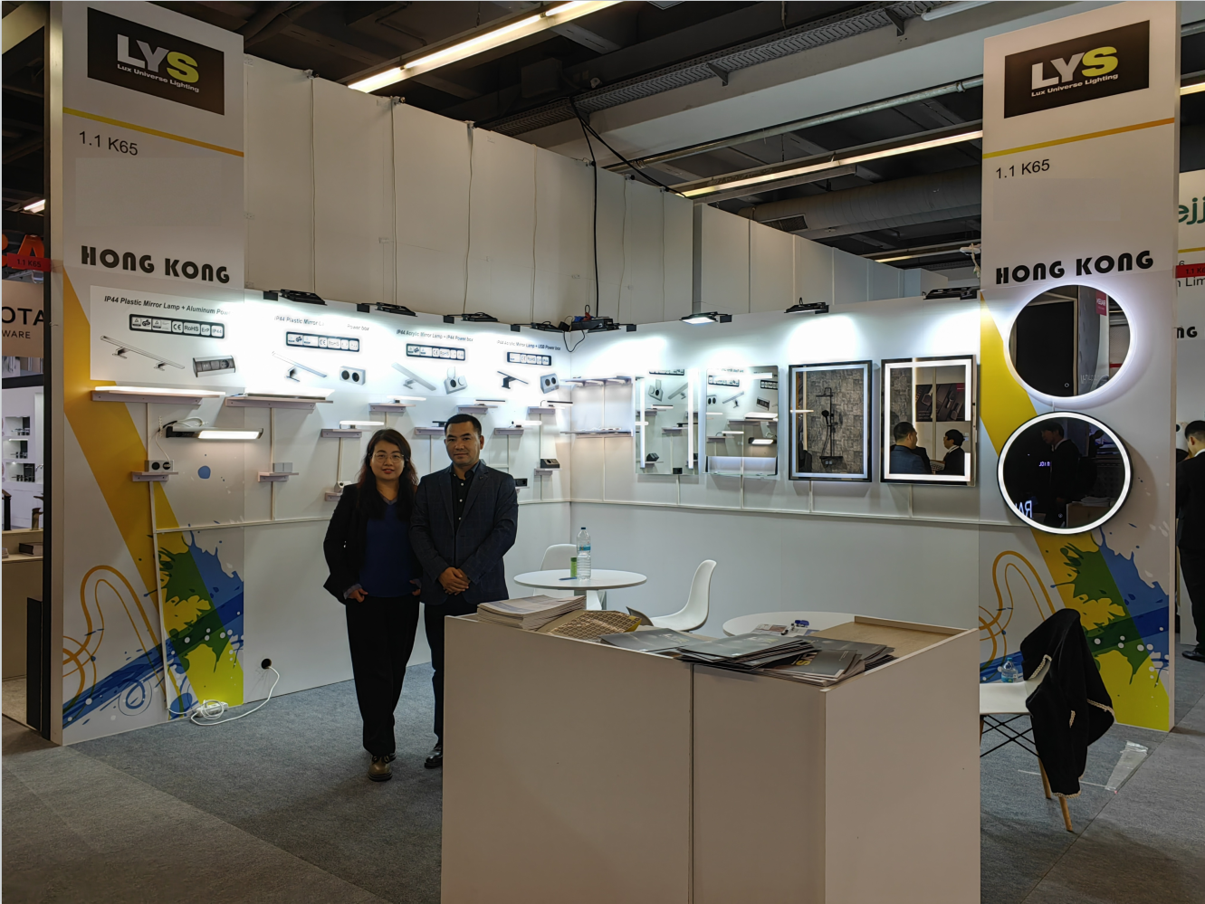 Naša predstavitev LED Mirror na ISH Frankfurt 2023 - Novice - Ningbo Lux universe Lighting Technology Co., Ltd.